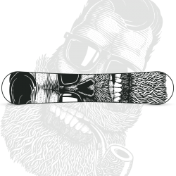Hipster Adesivo Tavola...