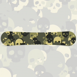 Skull Camo Forest Adesivo...